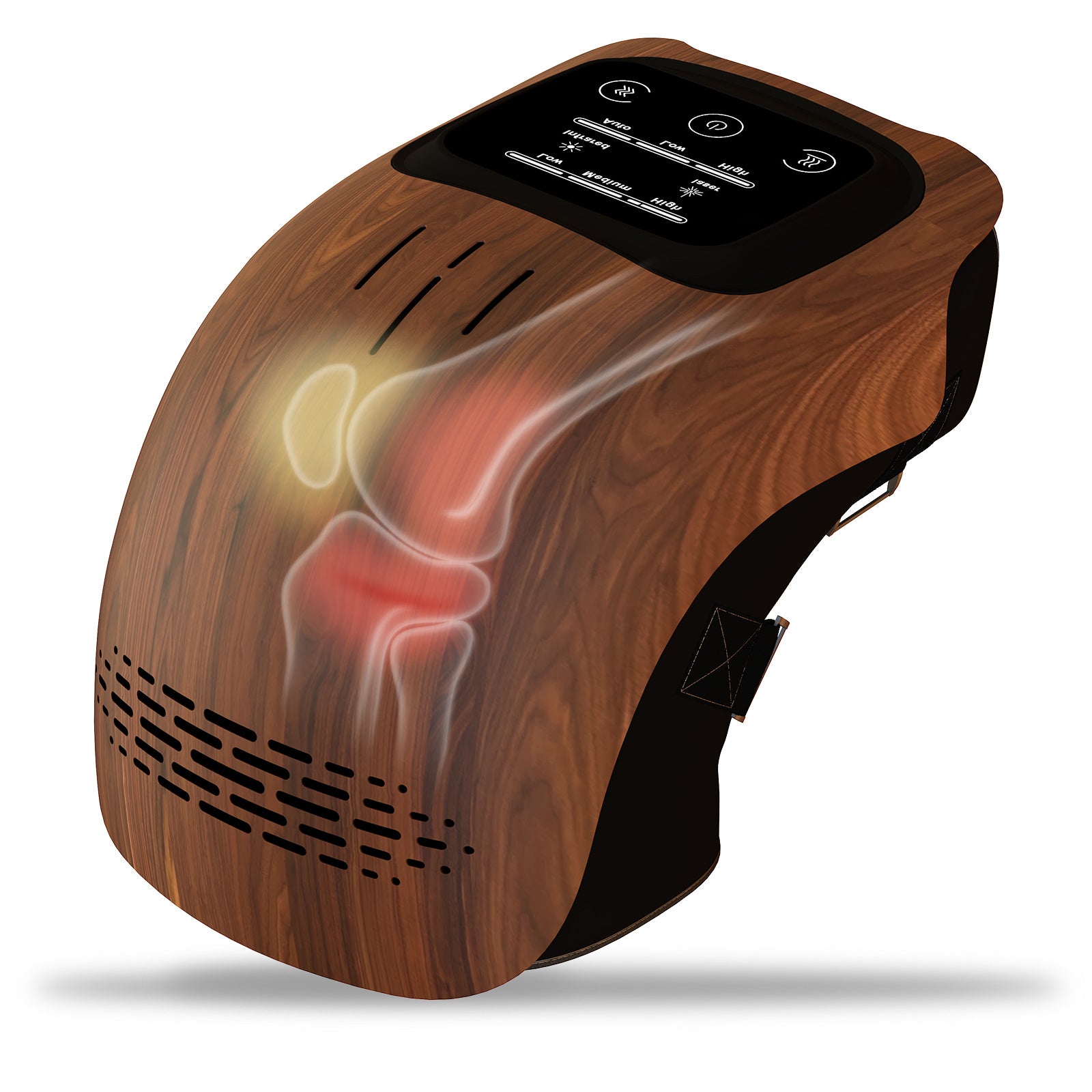 Intelligent Electric Knee Massager – Heated & Vibrating Pain Relief with Infrared and Laser Therapy