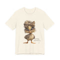 Cute Chick Graphic Tee — Chic Baby Bird with Leopard Headband