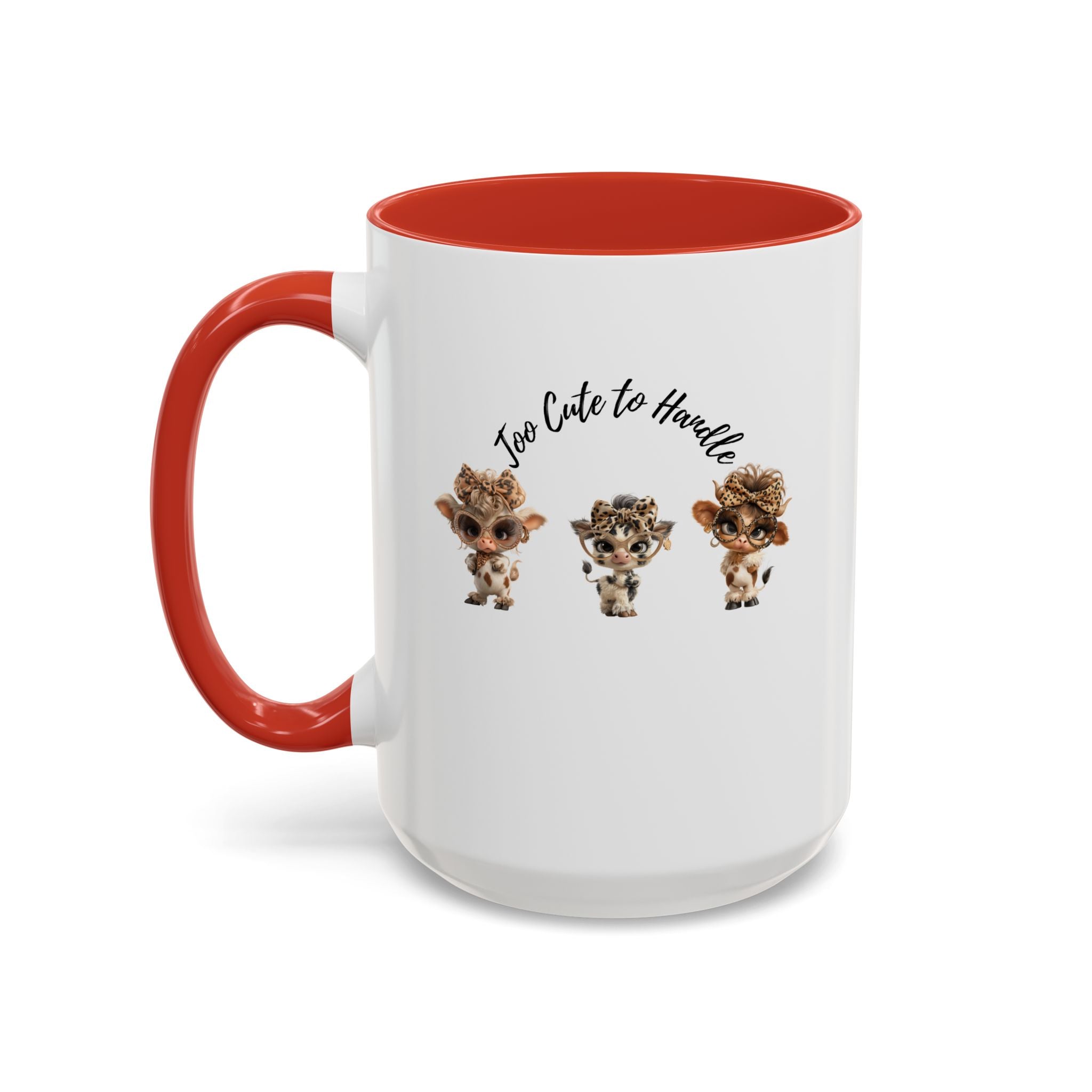 Baby Cow Illustration Coffee Cup, Farm Animal Gift