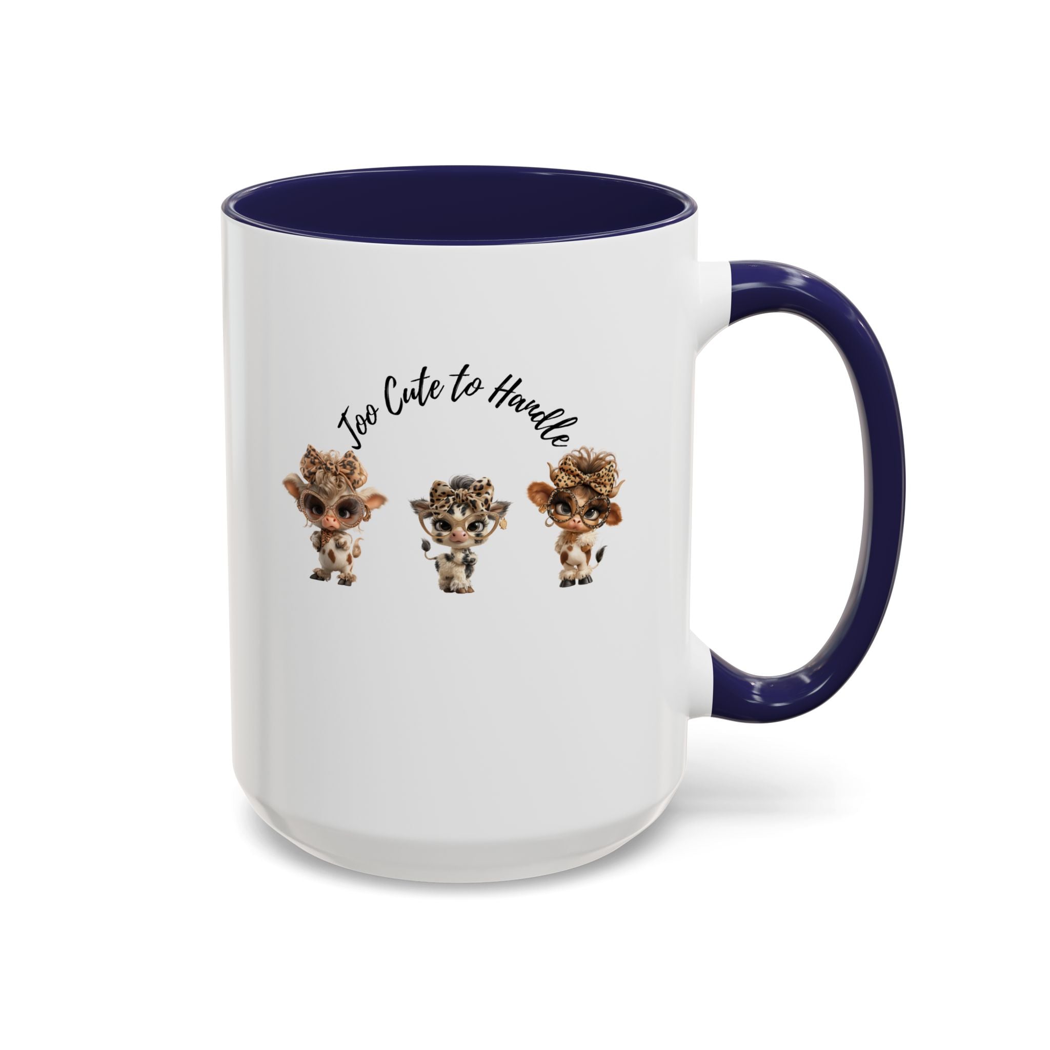 Baby Cow Illustration Coffee Cup, Farm Animal Gift