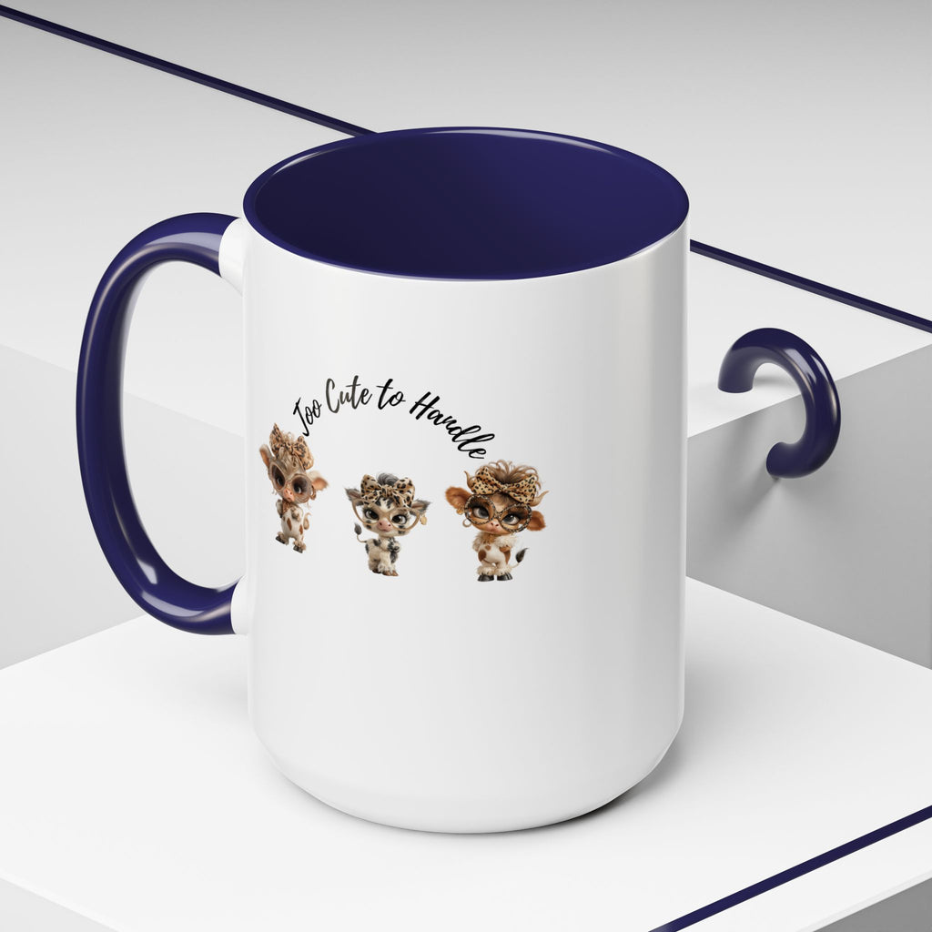 Baby Cow Illustration Coffee Cup, Farm Animal Gift