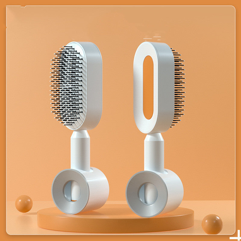3D Self-Cleaning Hair Brush – Anti-Static Scalp Massage Comb for Women, One-Key Hair Removal & Airbag Cushion Design