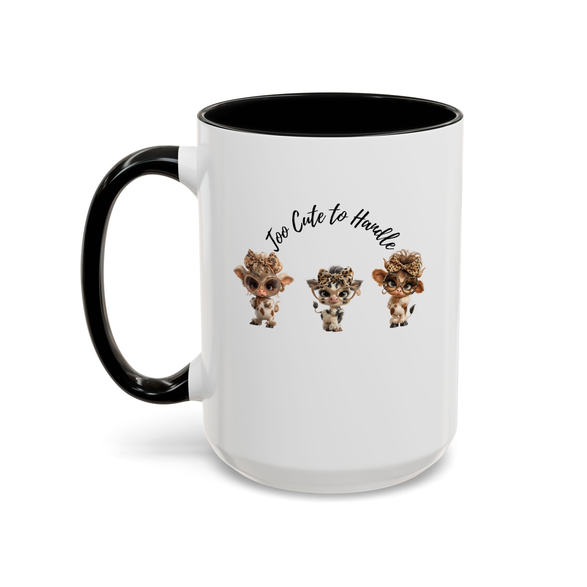Baby Cow Illustration Coffee Cup, Farm Animal Gift