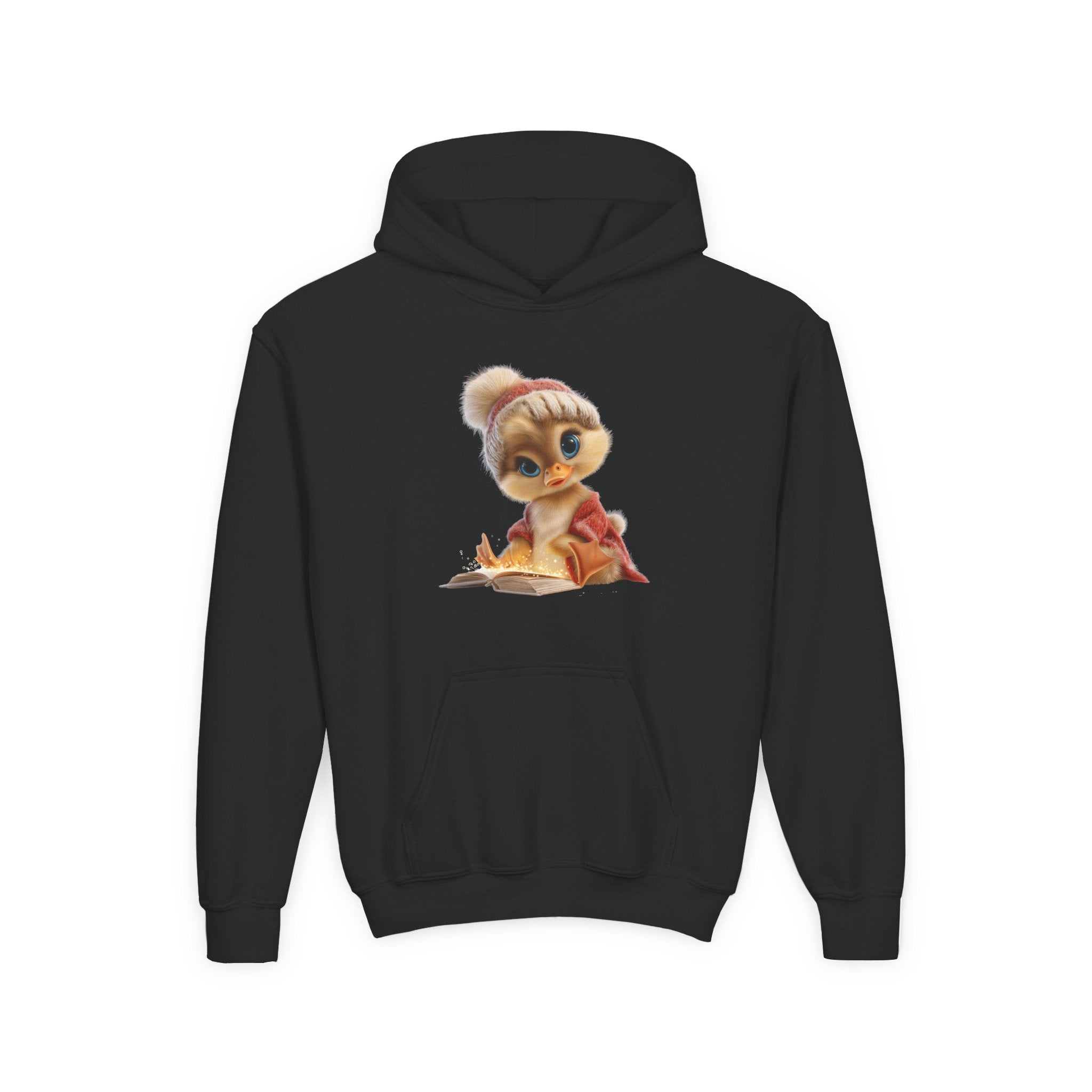 Baby Duck Hoodie for Kids, Reading Duck Youth Sweatshirt, Fall & Winter Clothing