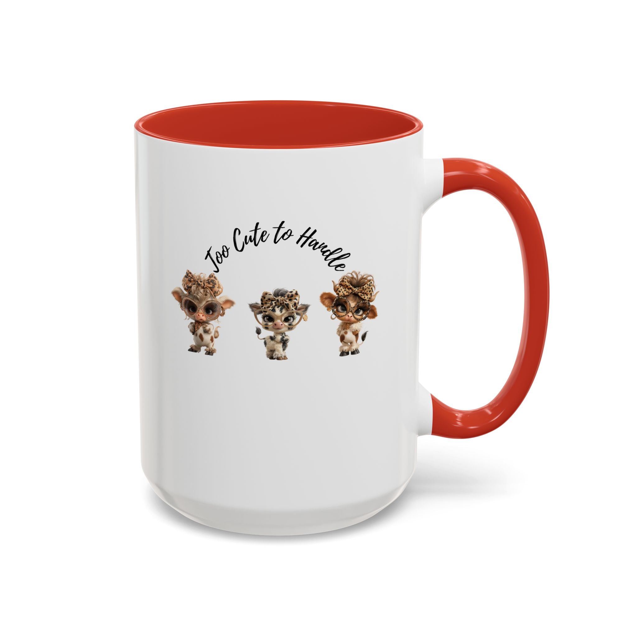 Baby Cow Illustration Coffee Cup, Farm Animal Gift