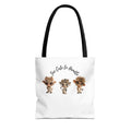 Cow Trio Tote Bag, Farm Animal Canvas Bag, Cow Lover Gift