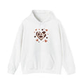 Cow Print Heart Hoodie – Brown Cow Pattern Pullover Sweatshirt