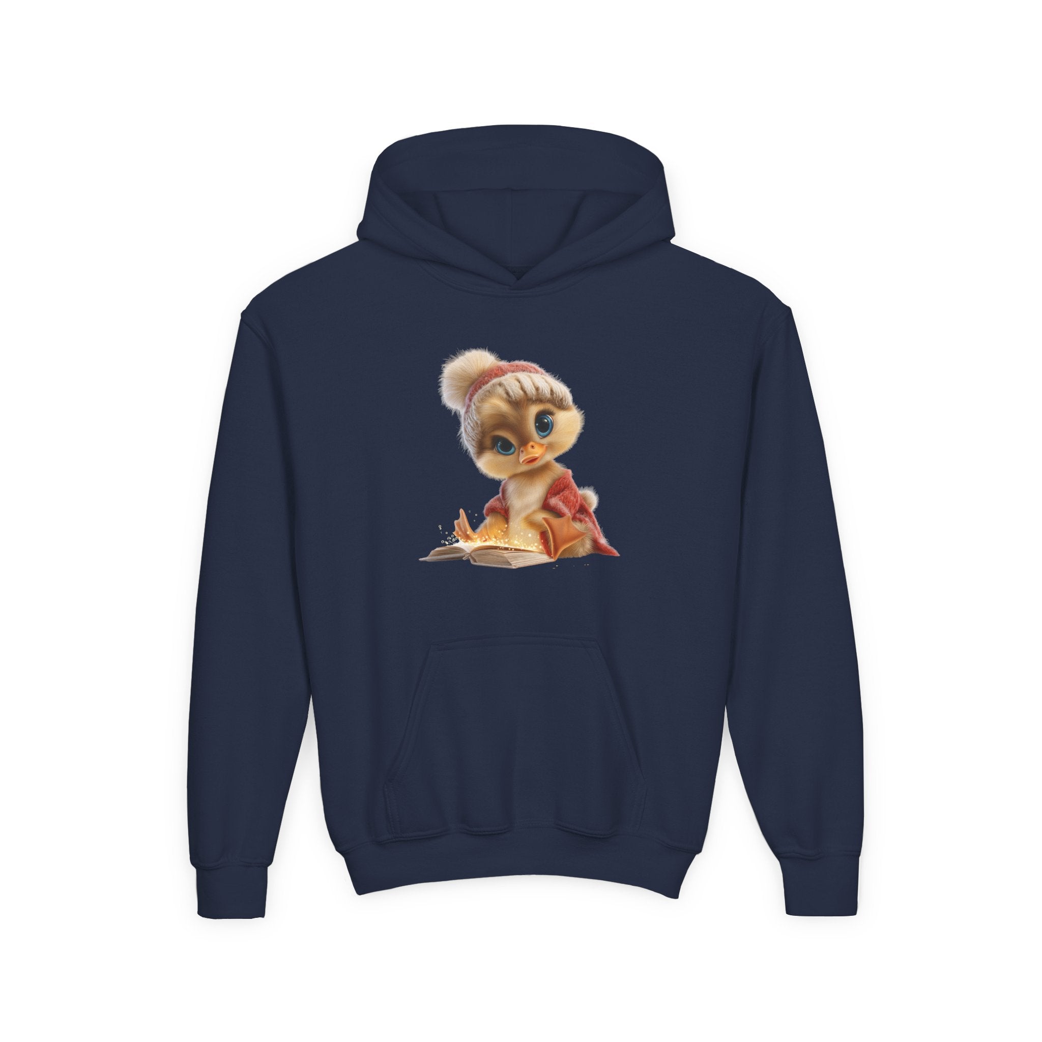 Baby Duck Hoodie for Kids, Reading Duck Youth Sweatshirt, Fall & Winter Clothing