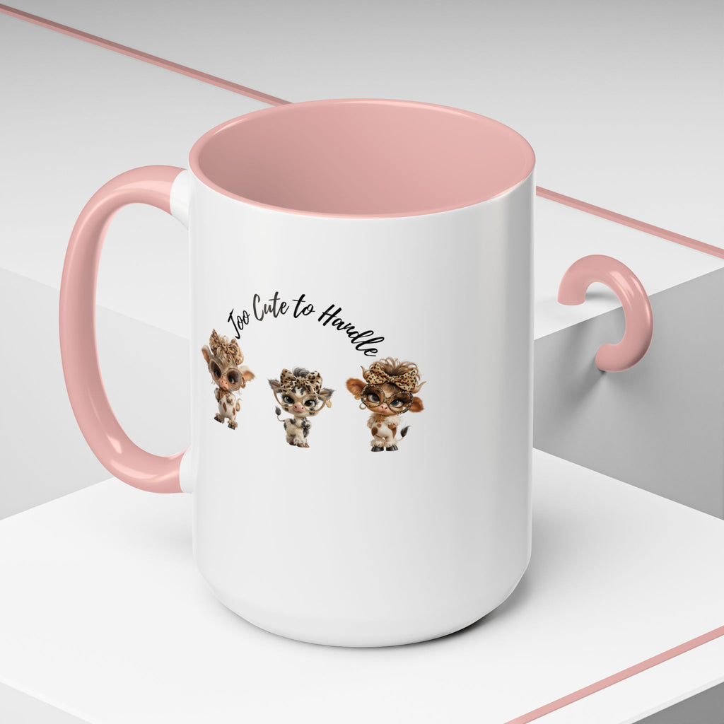 Baby Cow Illustration Coffee Cup, Farm Animal Gift