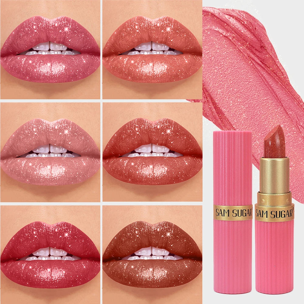 💄 Velvet Glitter Lipstick – Long Lasting & Waterproof