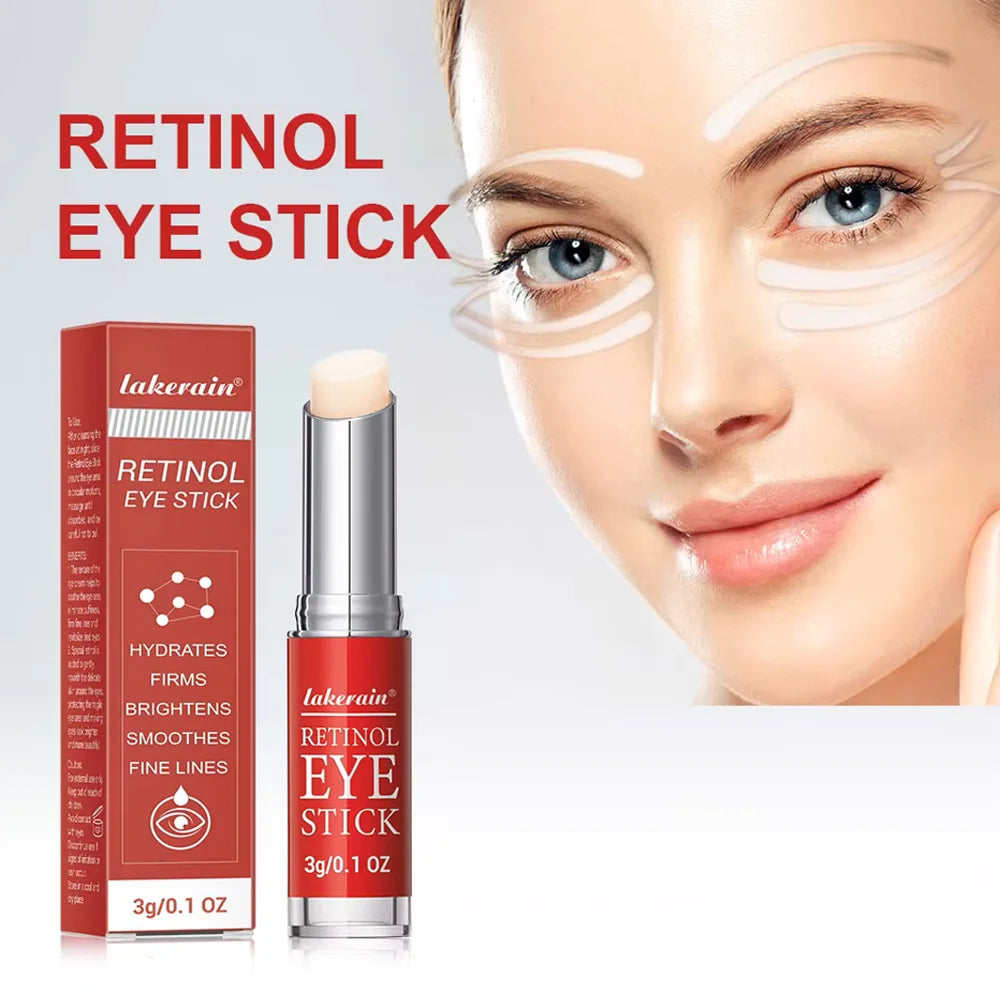 Retinol Eye Stick – Anti-Aging, Dark Circle & Puffiness Repair Balm | Moisturizing Eye Cream for Brighter, Firmer Skin