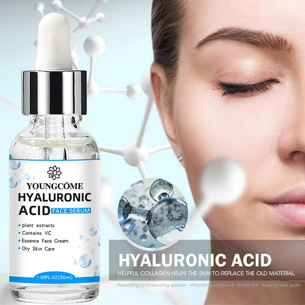 Hyaluronic Acid Deep Moisturizing Facial Essence Serum – Korean Skincare for Glowing, Hydrated Skin