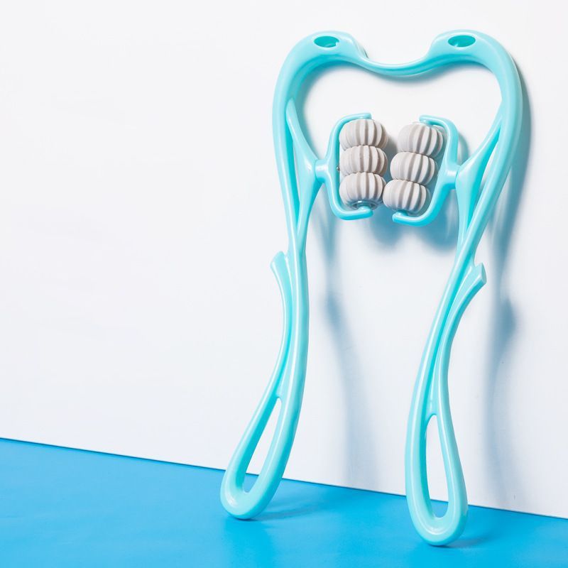 Manual Neck & Body Massager – 4-Roller / 6-Roller | Deep Relaxation Tool